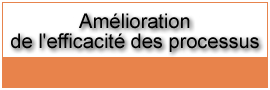 am�lioration de l'efficacit� des processus